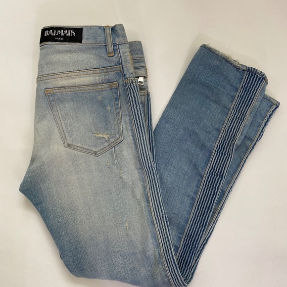 Balmain Distressed Jeans - Picture 1 of 10